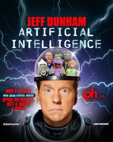 Jeff Dunham 2026–2027 live concert poster
